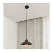 Lestenec na vrvici SORAPIS 1xE27/15W/230V črna