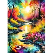 Enjoy - Puzzle Spomladanski potok - 1 000 kosov