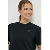 Kratka majica On-running Graphic-T ženska, črna barva