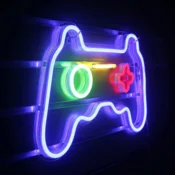 slomart ATL LED neonska svetilka Gamepad ZD79D, večbarvna, USB/baterije