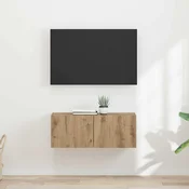 TV zidni ormar 2 pcs Umjetnicka hrastovina 39 x 31 x 29,5 cm