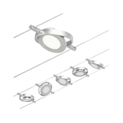 Paulmann 94414 - KOMPLET 5xLED/4,5W Lestenec na vrvici ROUNDMAC 230V krom