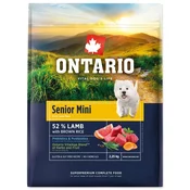 Hrana Ontario Senior Mini Lamb & Brown Rice 2,25kg