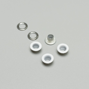 ARTFABRIC STORE Ringlice, Bele, 5mm, 40 komada