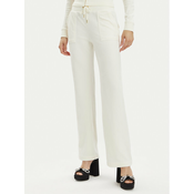 Juicy Couture Spodnji del trenirke Del Ray JCAP180G Écru Regular Fit