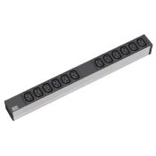 BACHMANN razdelilec 48cm 12xEuro 220V ALU (333.616)