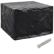 Vidaxl Pokrivalo za vrtno pohištvo z 8 obročki 122x112x98 cm