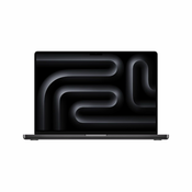 16-palčni MacBook Pro: M4 Pro s 14-jedrno CPE in 20-jedrno GPE, 24GB, 512GB SSD - Space Black