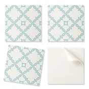 shumee PVC ploščice z motivom, enostavna dekoracija za jedilnico, prepleteni vzorci v mreži 9x30x30 cm