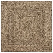 Tepisi za podrucja Prirodna i crna 120 x 120 cm Juta