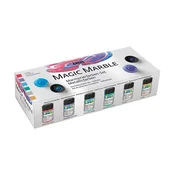 Set barv za marmorni učinek Kreul Magic Marble Metallic 6x20 ml ()