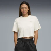Puma Majica PUMA X ROSÉ 633806 77 Bela Relaxed Fit