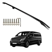 Strešne nosilce za Mercedes W639 W447 Vito Viano Short L1 črne barve