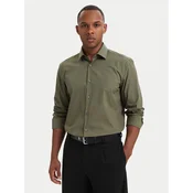 HUGO Srajca Kenno 50289499 Temno zelena Slim Fit