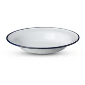 Krožnik globoki beli 22cm