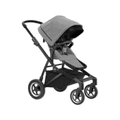 Thule Sleek decija kolica + Bassinet Grey Mel on Black