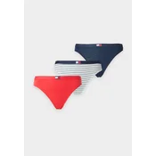 Tommy Hilfiger Underwear Tangice Heritage mornarska / rdeča / volneno bela
