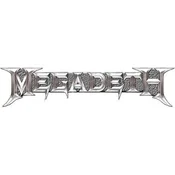 Megadeth Chrome Logo Odznak