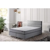Hanah Home Dušek 140x21x190cm Belo-Sivi