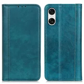 GS Ovitek za Sony Xperia 10 VI, usnjeni, zelen