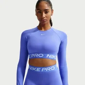 Nike Pro Womens Dri-FIT Cropped Long-Sleeve Top