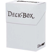 Kutija za karte Ultra Pro - Solid Color Deck Box, White (80+ kom.)