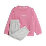 Adidas Komplet trenerka za devojcice I Lin Fl Jog, JW0030, Roze-siva
