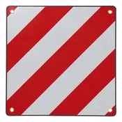 Northix Zadnja opozorilna tabla aluminij 50x50cm za Italijo