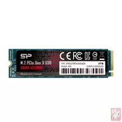 Silicon Power A80 512GB, M.2 PCIe Gen3, 3400/3000MB/s (SP512GBP34A80M28)
