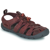 Keen Športni sandali CLEARWATER LEAT Bordo