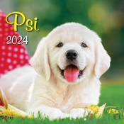 Koledar 2024 Psi, stenski koledar