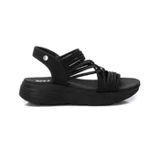 Xti za ženske. 14410004-NEGRO Sandali 144100 črni (40), Črna, Tkanina, 3 do 5 cm, Priložnostno