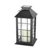 Solarno LED visece svetlo LED/0,02W/1,2V 1xAA 2700K IP44 200 mAh crno