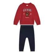 Guess Komplet pulover in hlače iz blaga I6BG04 Z1273 Rdeča Regular Fit