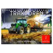 Traktoren - tolle Momente (Tischkalender 2026 DIN A5 quer), CALVENDO Monatskalender