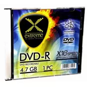 EXTREME DVD-R1168  4,7GBX16 SLIM CASE 1 KOM