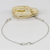 Srebrna narukvica Infinity