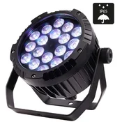 FRACTAL PAR LED OPTIRAY 18x18W RGBWA+UV 6in1 LED IP65 Waterproof - LED lamp