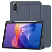 Etui Techsuit Flex Trifold z držalom za pisalo za Xiaomi Redmi Pad 2 - dark blue