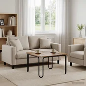 vidaXL Klubska miza Star les 59 x 59 x 45 cm Inženirski les