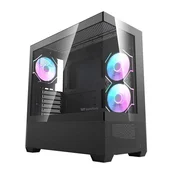 darkFlash Računalniško ohišje DARKFLASH DS900 AIR + 6 ventilatorjev ARGB (črno)