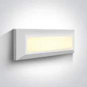 VANJSKA ZIDNA LED SVJETILJKA 3,5W CCTV IP65 BIJELA