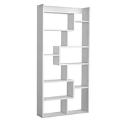 Hanah Home Kuttap - White White Bookshelf OŠTECENO