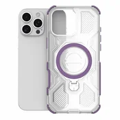 Hibridni ovitek Carbon Shield Pro za Samsung Galaxy S26 - purple transparent