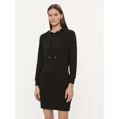 DKNY Sport Pletena obleka DP3D4832 Črna Relaxed Fit
