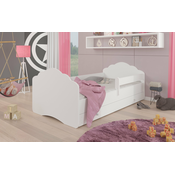 Dječji krevet Casimo sa zaštitnom ogradicom i ladicom - 70x140 cm