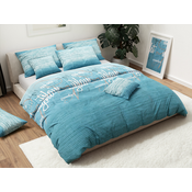 Bombaža posteljnina BLUE DREAM turkizna Dimenzije posteljnine: 70 x 90 cm | 140 x 200 cm