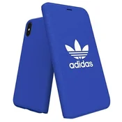 Adidas OR Booklet Case Canvas ovitek za iPhone X/Xs - moder