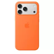 Maskica za mobitel APPLE za iPhone 17 Pro Max - Silikonska, narancasta