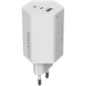 shumee Nalepka za stensko napeljavo CANYON HEXAGON 65 GaN 65 W 2 x PD 1 x QC UE Blanc